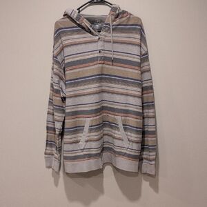 George Multicolor Striped Hoodie for Men